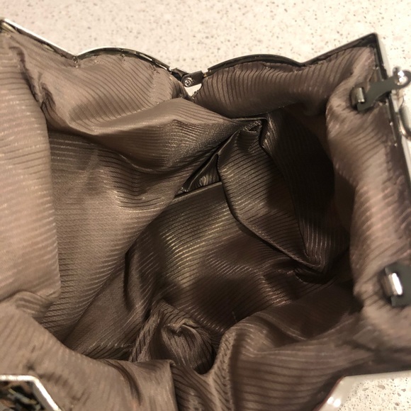 Evening bag (boutique) - black and champagne gold - Picture 6 of 6